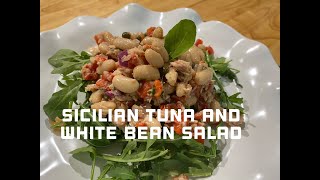 SICILIAN TUNA AND WHITE BEAN SALAD