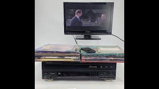 Showcasing the Realistic LaserDisc Multi Disc Player MD-1000 Working! For Sale on eBay!