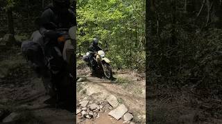 Yamaha XT 225 tackles the PA BDR-X expert section #girlpower #dirtbike #offroad #enduro #mudding