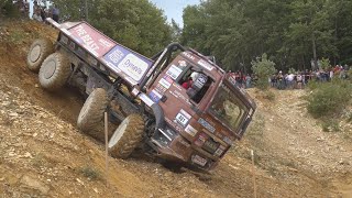 8x8 off road Mercedes, MAN trucks in action in truck trial at Langenaltheim 2018