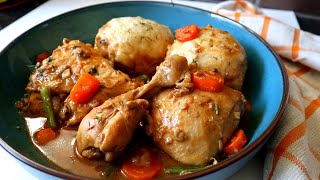 Chicken Stew  with dumplings recipe