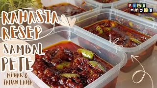 rahasia resep sambal pete enak dan tahan lama | #sambalpete