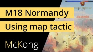 USING MAP TACTIC NORMANDY - How to WIN AN UPTIER MATCH in realistic tank battles - War Thunder