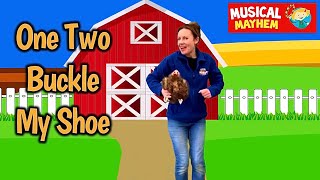 One Two Buckle My Shoe Song | Nursery Rhyme | Musical Mayhem