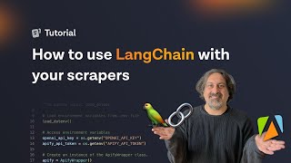 Integration Tutorial: How to use LangChain with Apify scrapers