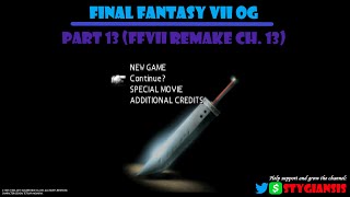 Final Fantasy VII OG Gameplay Pt. 13 - No Commentary