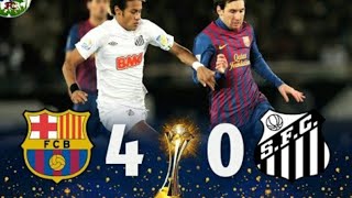 BARCELONA 4 x 0 SANTOS-FINAL DO MUNDIAL DE CLUBES DE 2011 DA(FIFA)