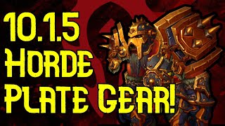 NEW Horde Plate Gear | 10.1.5 | World Of Warcraft