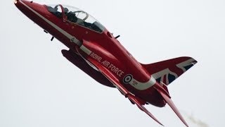 Red Arrows and BBMF flypast at Biggin Hill 2015