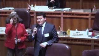 Consul General Nasimi Aghayev addresses New Mexico State Senate