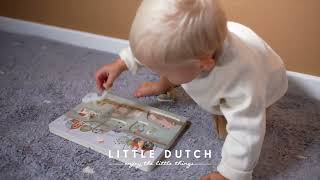 Little Dutch Puzzle com Som em Madeira Little Farm | bybebé