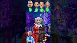 Ronaldo vs messi Halloween😲#shorts #shortvideo #ronaldo #ishowspeed #messi #short  #soccer #quiz