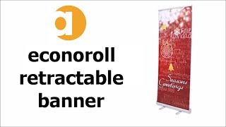 Airborne Visuals | EconoRoll Retractable Banner Set-Up