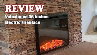 Valuxhome 36 Inches Electric Fireplace Review 2024 - Is It Worth It?