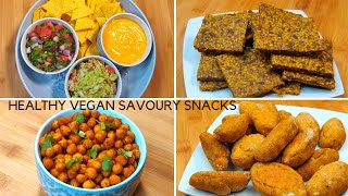 THE BEST HEALTHY VEGAN SAVOURY SNACKS