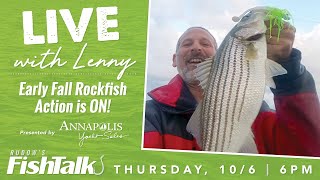 Early Fall Chesapeake Rockfish Action is ON!