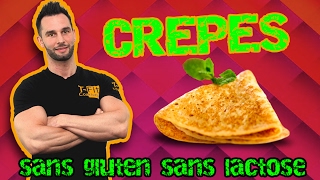 Crêpe sans gluten ni lactose