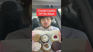 Crumbl Cookie Review 7/29 #crumbl #cookies #foodreview #shorts