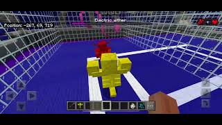 Mob battle (Warden vs Electric Wither vs Mini Skeleton) & my last challenge in glass bridge