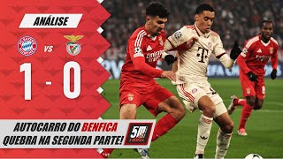 🔴 BAYERN 1-0 BENFICA 🔴 (Análise) Autocarro defensivo do Benfica é quebrado na segunda parte!