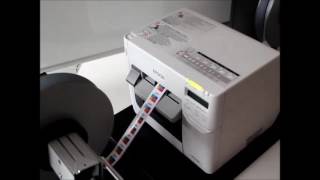 EPSON TM-C3500 with unwinder and rewinder SD Card Label printer ADR AG