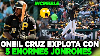 Oneil Cruz Muestra Todo Su Poder Y Dispara 5 Enormes Jonrones En Spring Training MLB