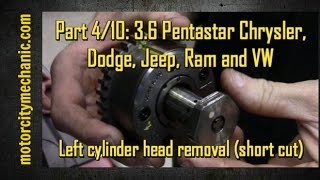 Part 4/10: 3.6 Pentastar engine left cylinder head removal (the short cut)