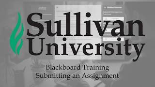 Blackboard Tutorial - Submitting an Assignment