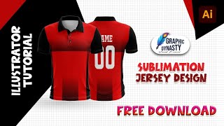 Sublimation Jersey Design | Adobe Illustrator | Tutorial | Sublimation Printing