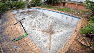 Riding an ABANDONED street bowl!