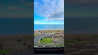 Sea view from the windows of Bamburgh Castle #northumberland #uk