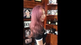 긴머리에 추천하는 바이올렛컬러 / Violet Color dyeing Woman Hairdresser