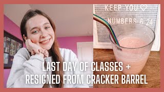 Last Day of Classes: UTK College Day in the Life + Why I Resigned from Cracker Barrel