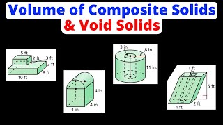 Find Volumes of Composite & Void Solids - Prisms & Cylinders | Eat Pi