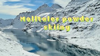 Molltaler Gletscher powder skiing with Gopro Hero 9 Black