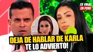 Christian Domínguez le exige a Pamela Franco que no hable de Karla Tarazona