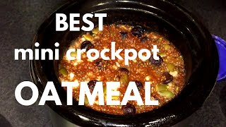 The BEST Single Serve CrockPot Oatmeal!