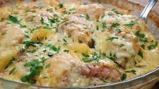 КУРИЦА с КАРТОШКОЙ в духовке - КАК ЖЕ ЭТО ВКУСНО!!! CHICKEN with POTATOES in the oven.