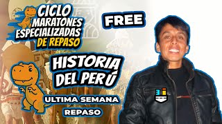 🤑💰HISTORIA DEL PERÚ -SEMANA 7 A 12-CICLO MARATONES ESPECIALIZADO-REPASO -2024🧑‍🏫✍️🧑‍🏫✍️