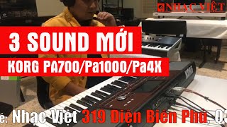 KORG PA700/Pa1000/Pa4X - Livestream 3 sounds mới làm: Lead guitar, SaX, Brass