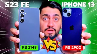 SAMSUNG S23 FE vs IPHONE 13: Você TÁ ENGANADO e ESCOLHENDO ERRADO