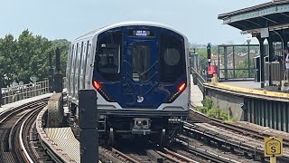 R211T returning to Pitkin Yards after testing in the Rockaways