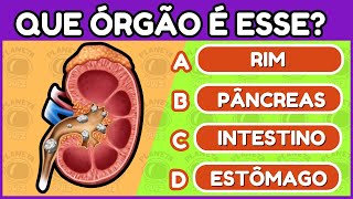 VOCÊ CONHECE O CORPO HUMANO? | QUIZ COM 50 PERGUNTAS | Planeta Quiz