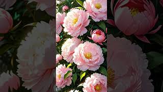 pink peonies #shorts  #viralshorts  #shortvideo #calm