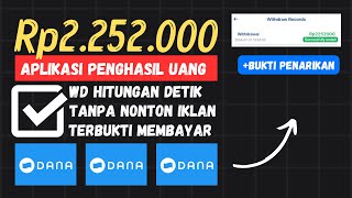 Belum Viral💸 Aplikasi Penghasil Uang Saldo Dana Tercepat 2024 Terbukti Membayar | Apk Penghasil Dana