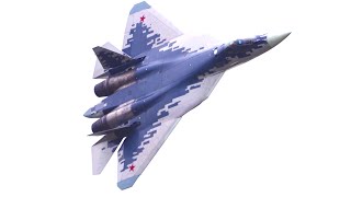 Полет истребителя Су-57 России на Airshow China 2024