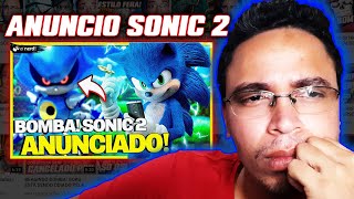 REAGINDO BOMBA! SONIC 2 FOI ANUNCIADO! METAL SONIC CHEGANDO? (EI NERD)