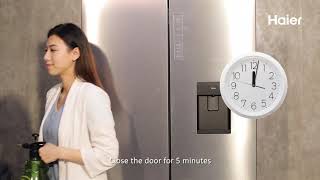 FCR Video REF SA 12 How to clean the refrigerator Haier