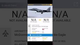 I Found F15 USAF! 😱 Rare catch!? #aviation #flightradar24