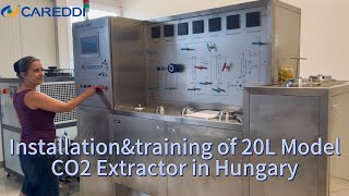 Training of 10Lx2 Model Supercritical CO2 Extraction Machine for Artemisia annua in Hungary